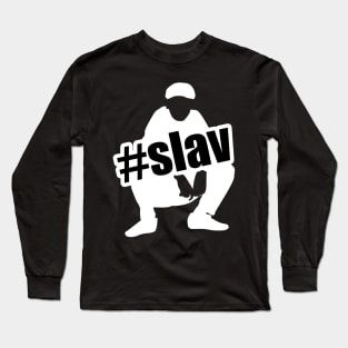 slavic squat #slav Long Sleeve T-Shirt